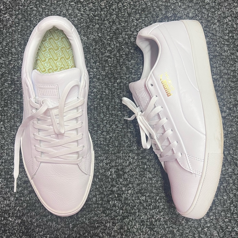 Classic White Sneakers with Minimalist Design